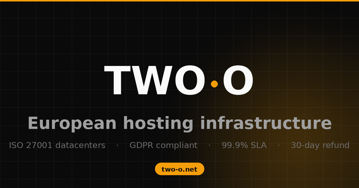 Two-O Hosting — European Cloud Infrastructure